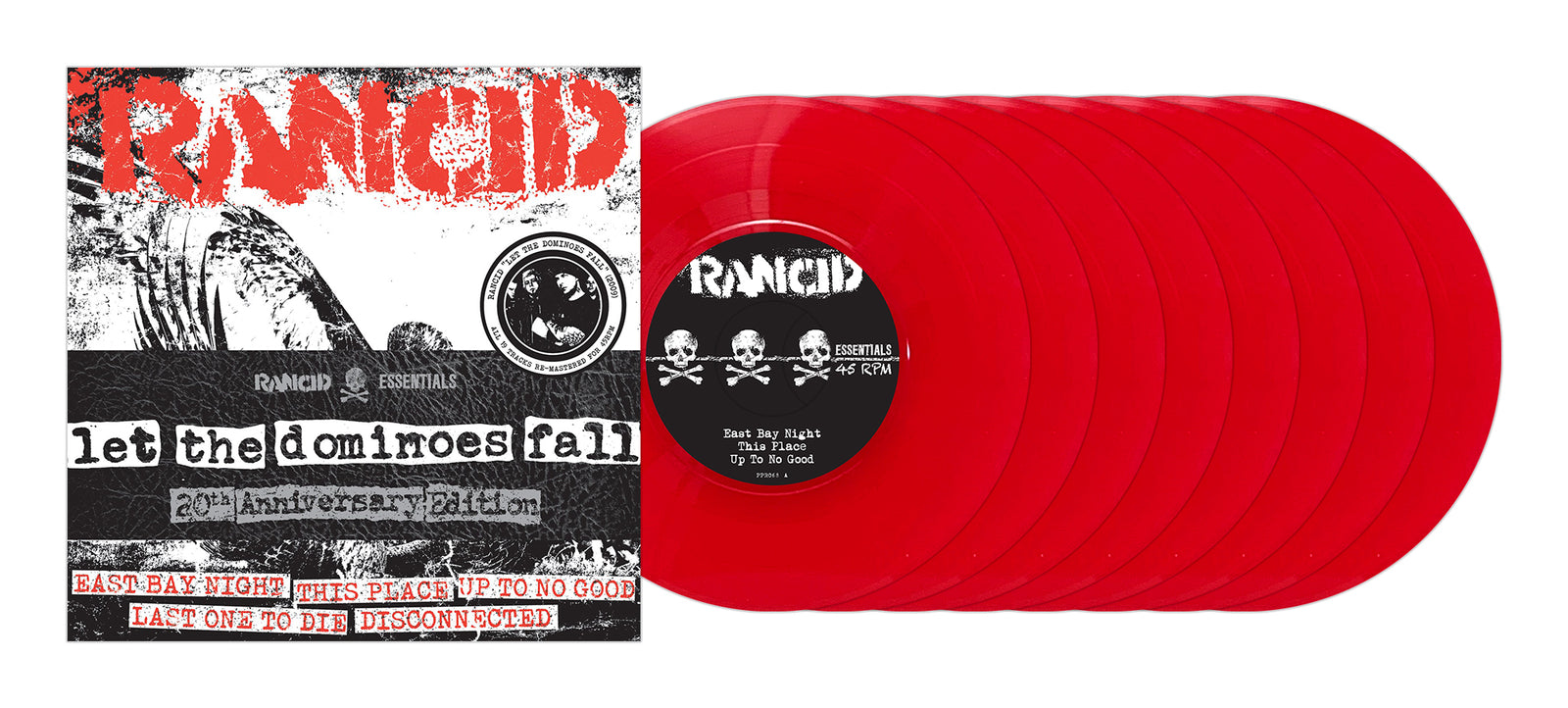 Rancid - Let The Dominoes Fall Red Vinyl 8X 7" Vinyl