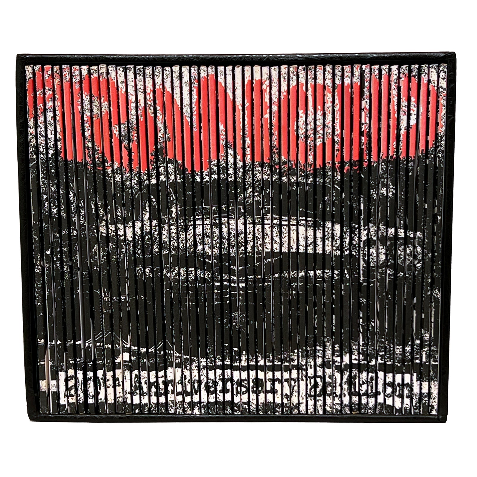 A lenticular image showing the word CONCORD in red above a black car, with vertical lines creating a shifting visual effect—perfect for fans of the Rancid box set or collectors celebrating a 20th anniversary remastered vinyl release.