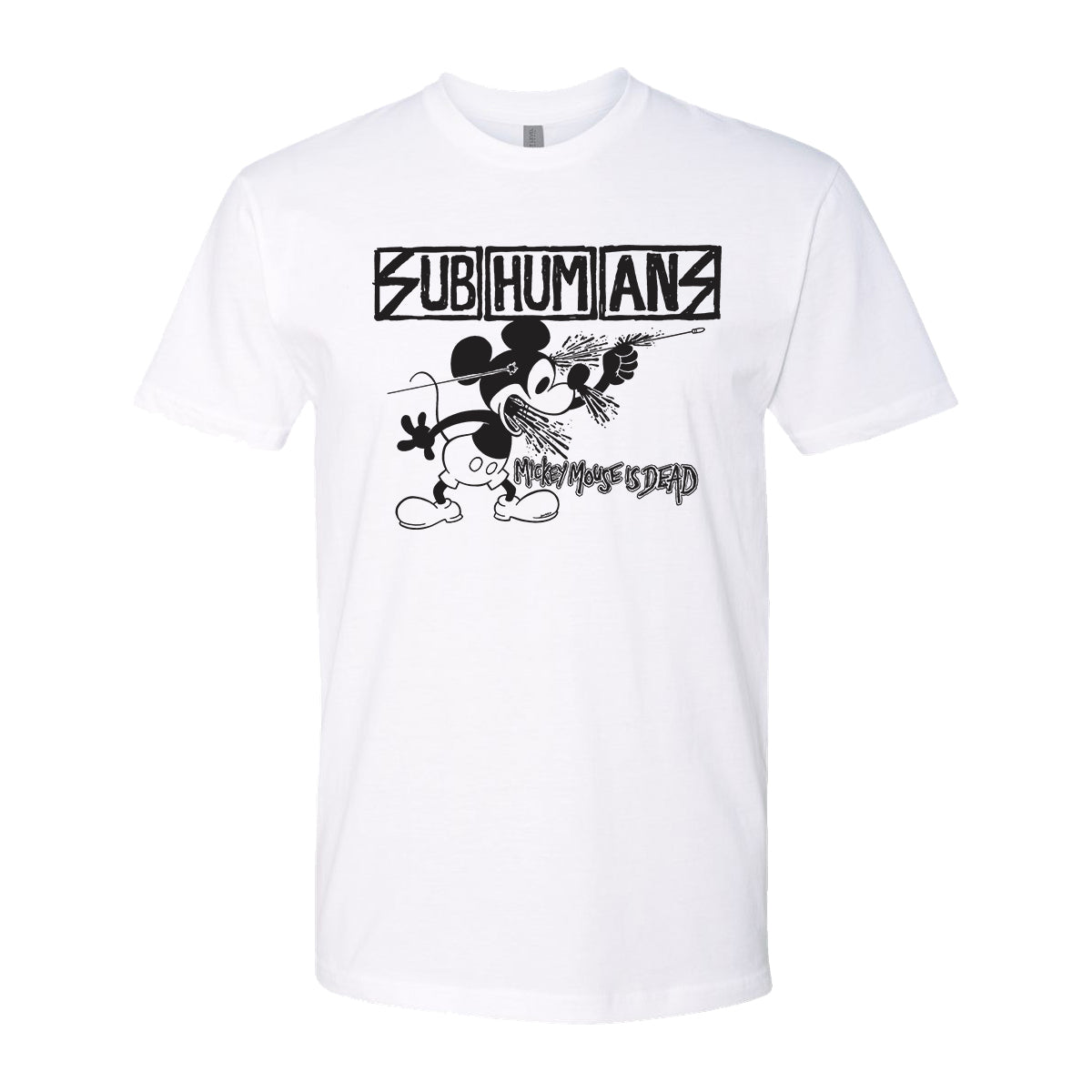 Subhumans - Chris Shary Mickey - White - T-Shirt