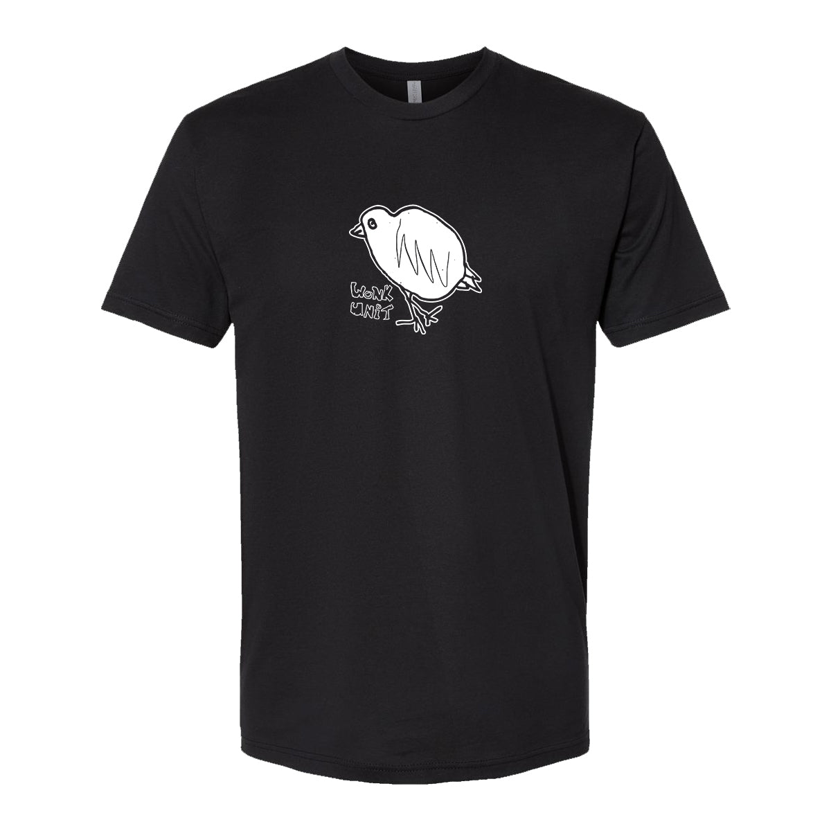 Wonk Unit - Bird &amp; Logo (Glow In The Dark) - Black - T-Shirt