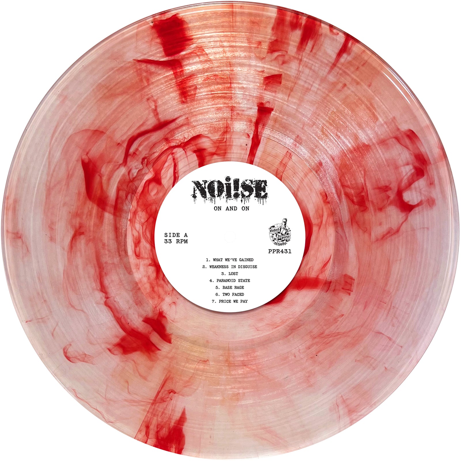 NOi!SE - On And On - Bloodshot Marble - Vinyl LP - Pirates