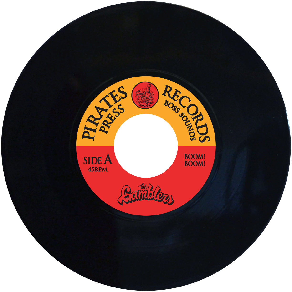 The Gamblers - Boom Boom - Black - Vinyl 7"