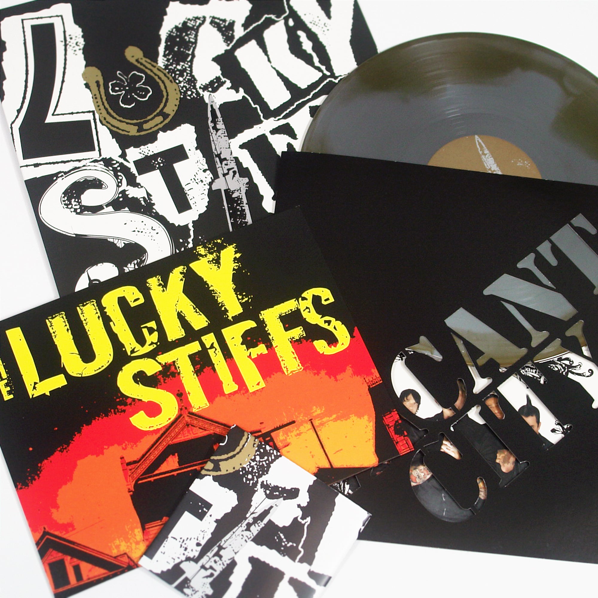 Lucky Stiffs - Gold in Peace, Iron in War - Gold & Silver A/B - Vinyl LP