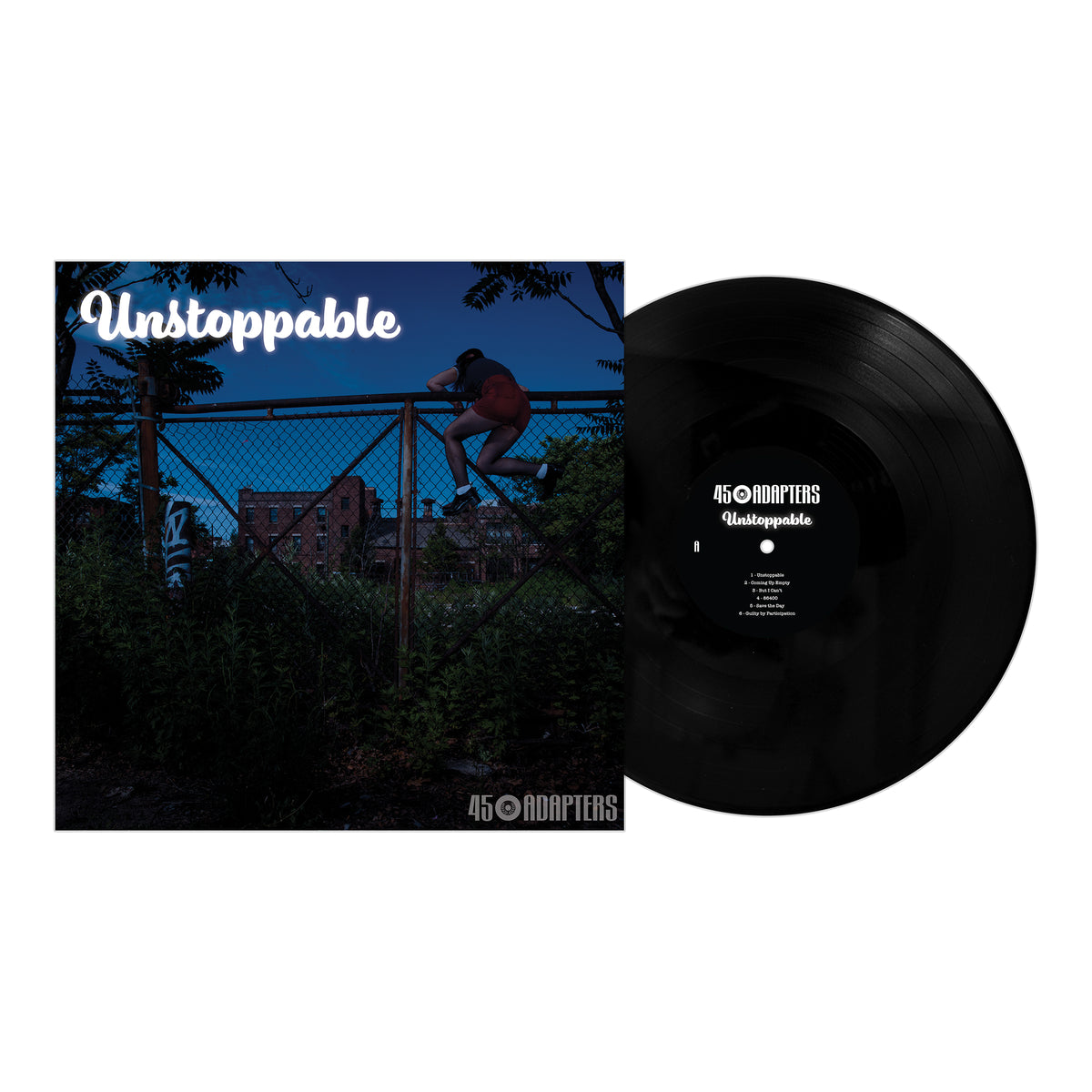 45 Adapters - Unstoppable - Black - Vinyl LP