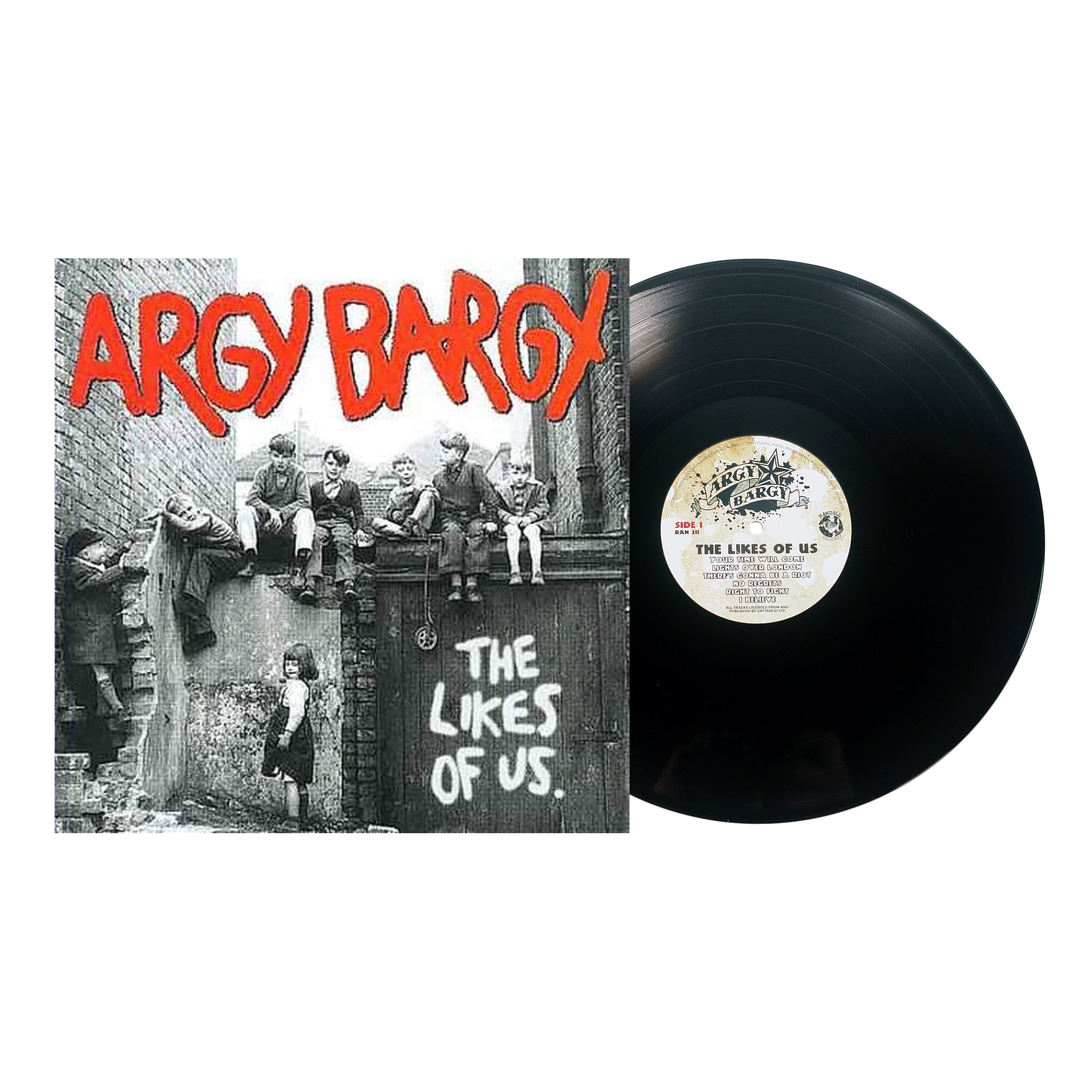 Argy Bargy - The Likes Of Us - Black - Vinyl LP