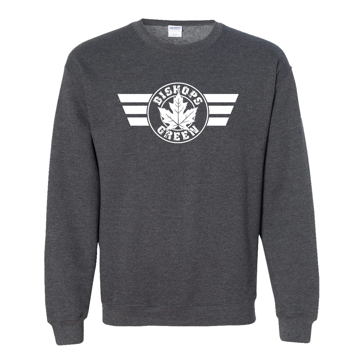 Bishops Green - Maple Leaf - Dark Heather - Crewneck Sweatshirt