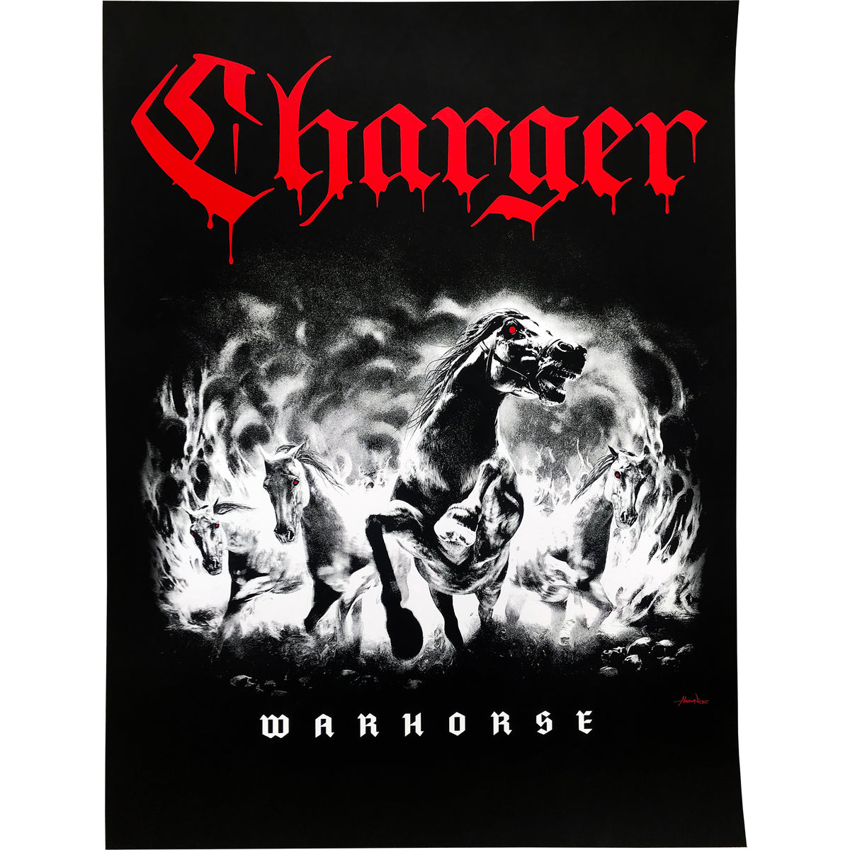 Charger - Warhorse - Silkscreened - Poster - 18&quot;x24&quot; w/ Tube