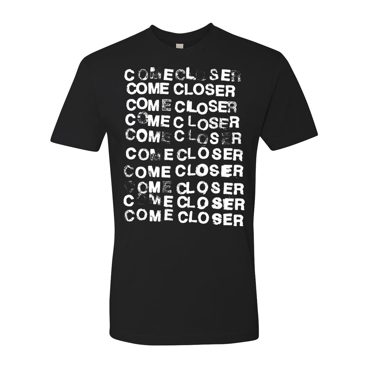 Come Closer - Logo - Black - T-Shirt