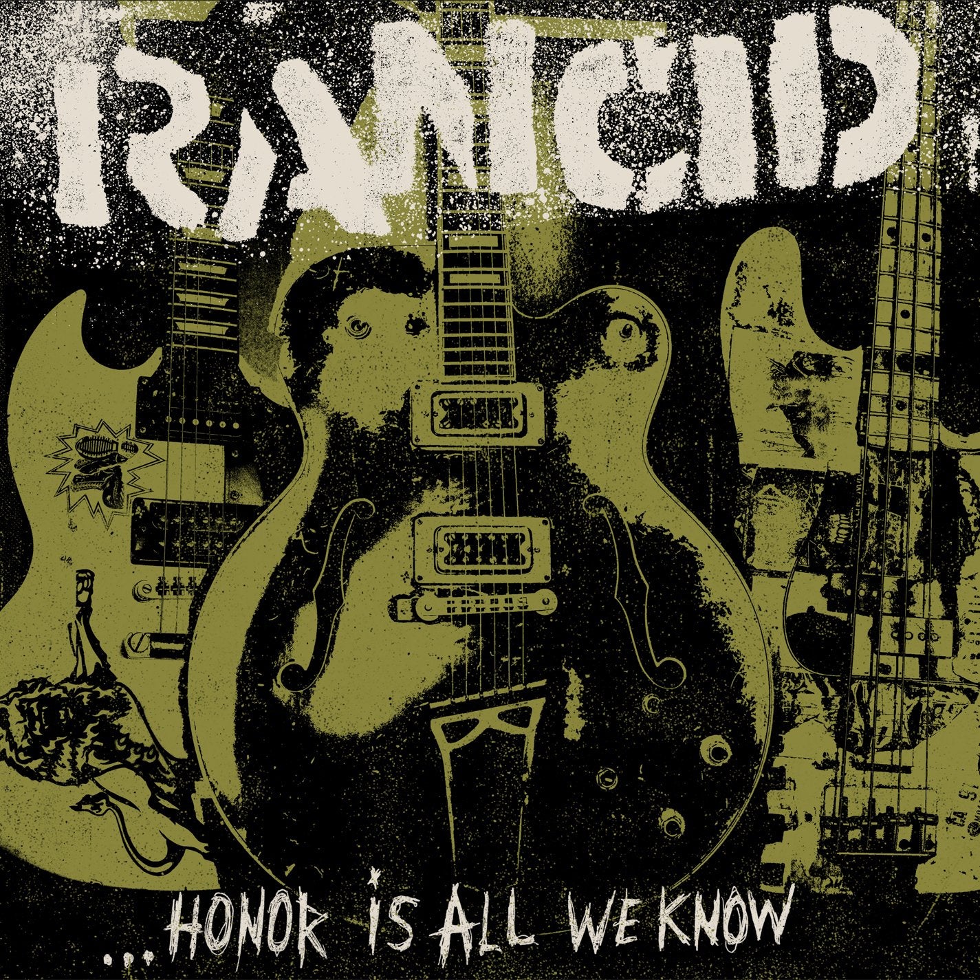 Rancid - Honor Is All We Know - Yellow w/ Black Splatter - Vinyl LP