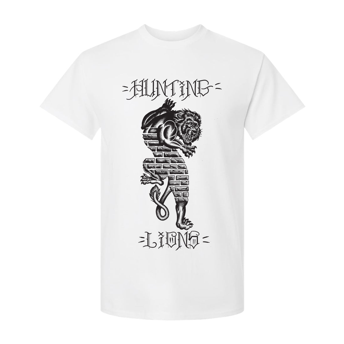 Hunting Lions - 1312 - White - T-Shirt