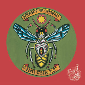 The Ratchets / The Pervz - Split Tri-Color Vinyl 7"