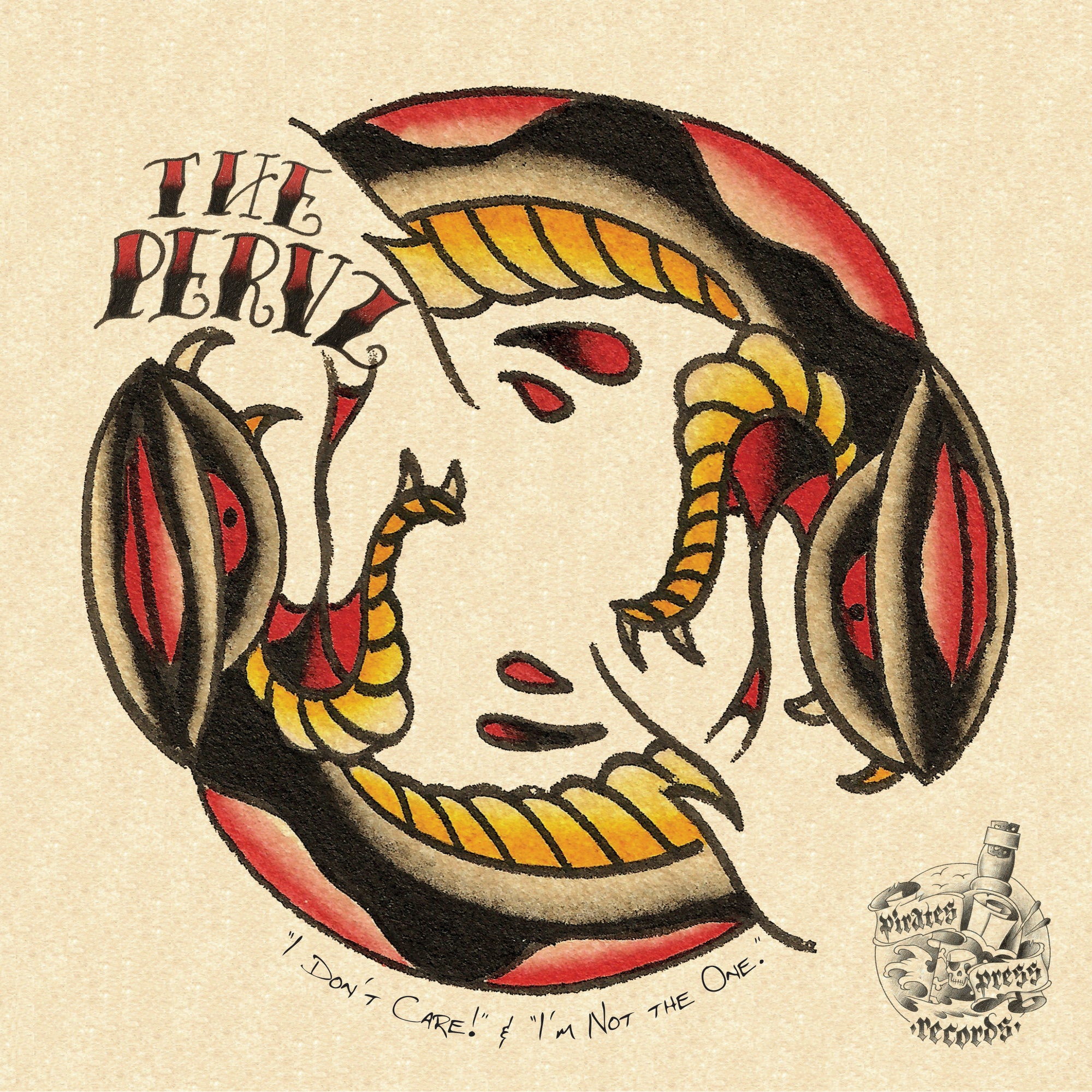 The Ratchets / The Pervz - Split Tri-Color Vinyl 7"