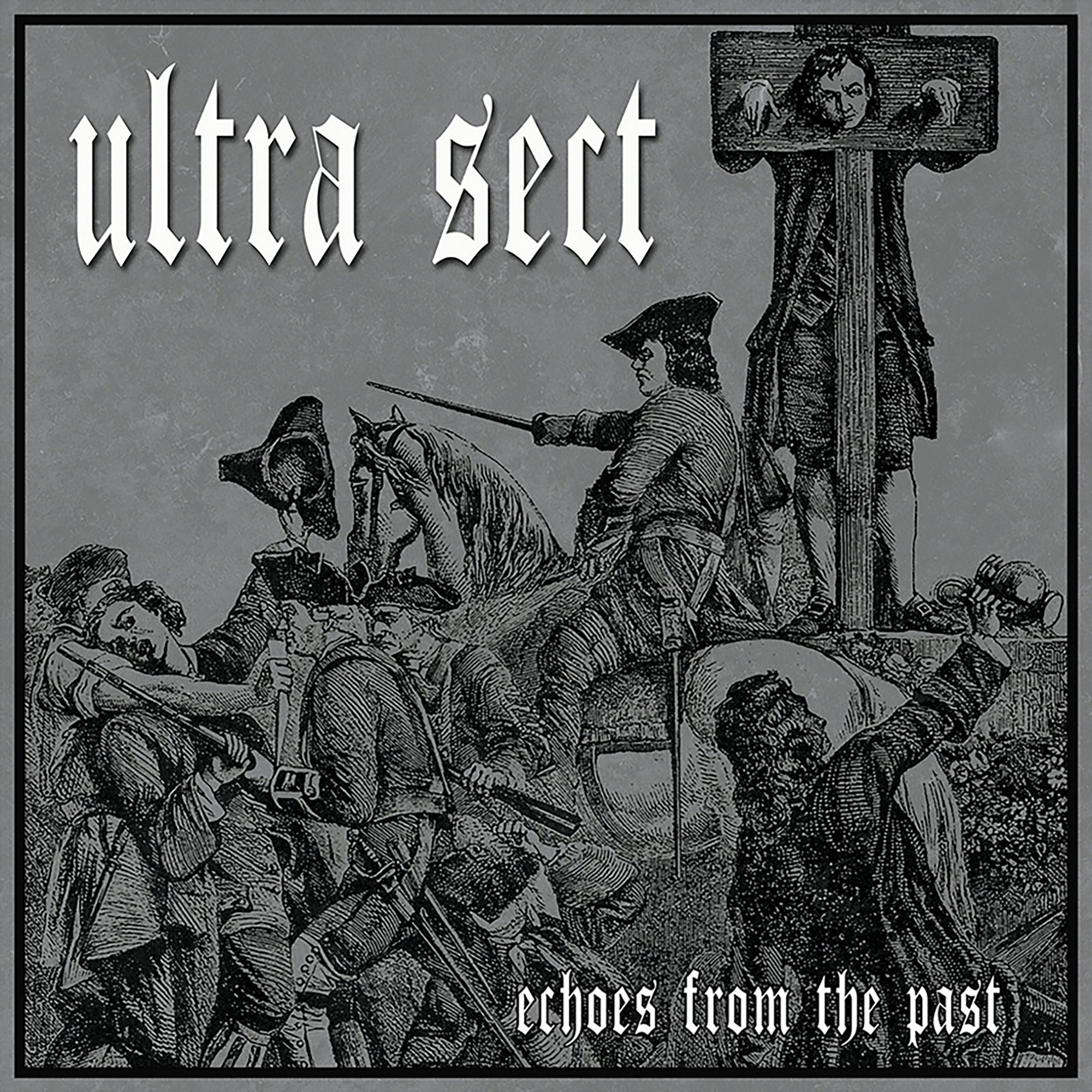 ULTRA SECT - "Echoes From The Past" 12" Silver & Black