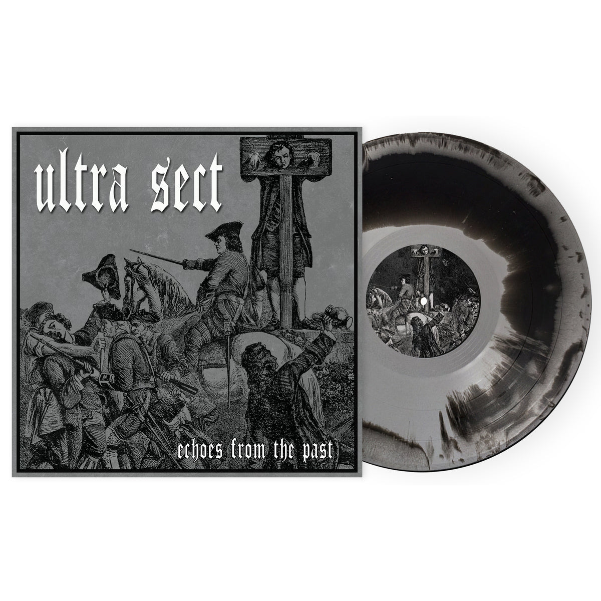 ULTRA SECT - &quot;Echoes From The Past&quot; 12&quot; Silver &amp; Black