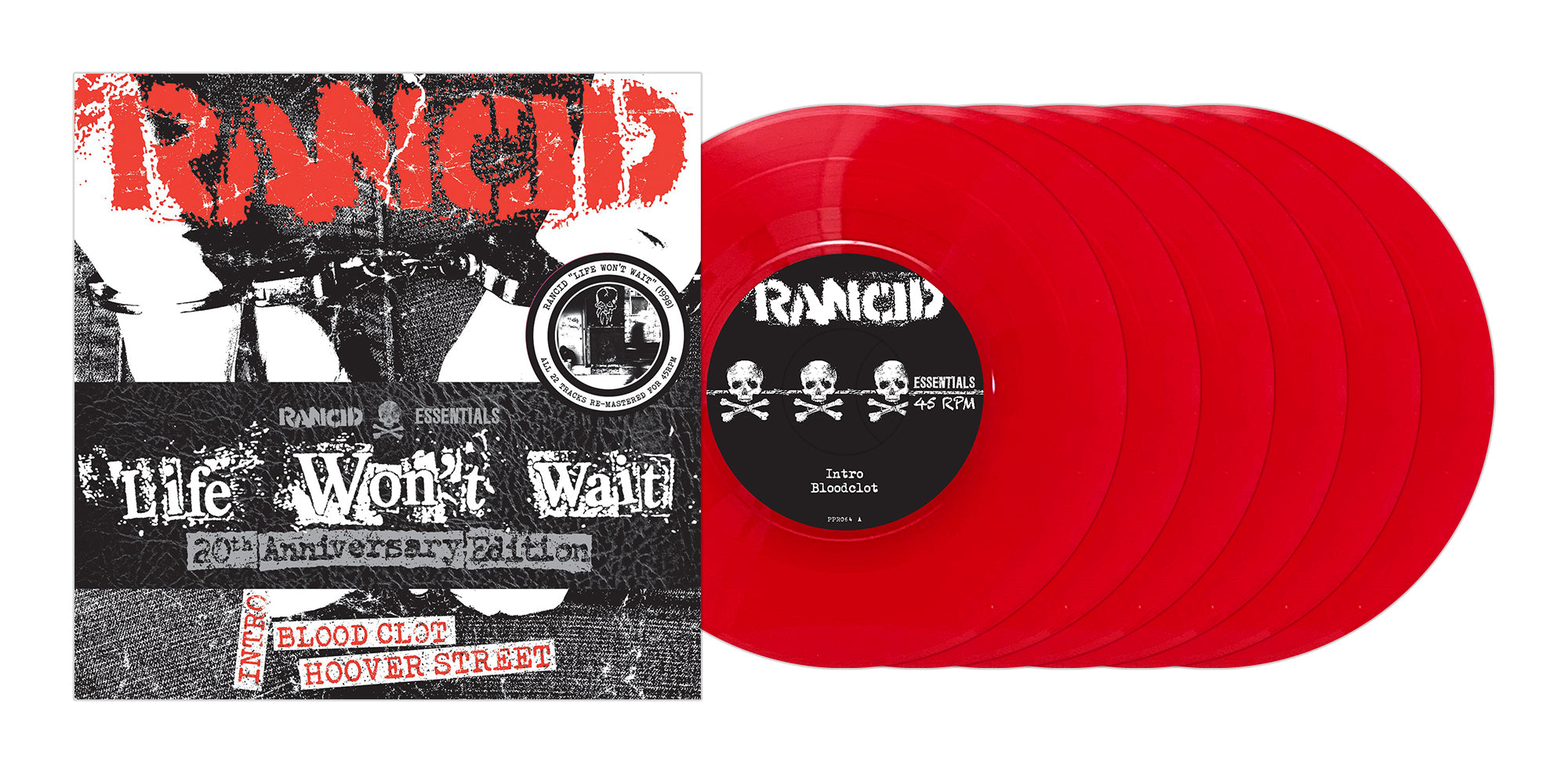 Rancid Life Won't Wait アナログレコード LP 名盤 Rancid - Life Won't Wait Red Vinyl 6X 7