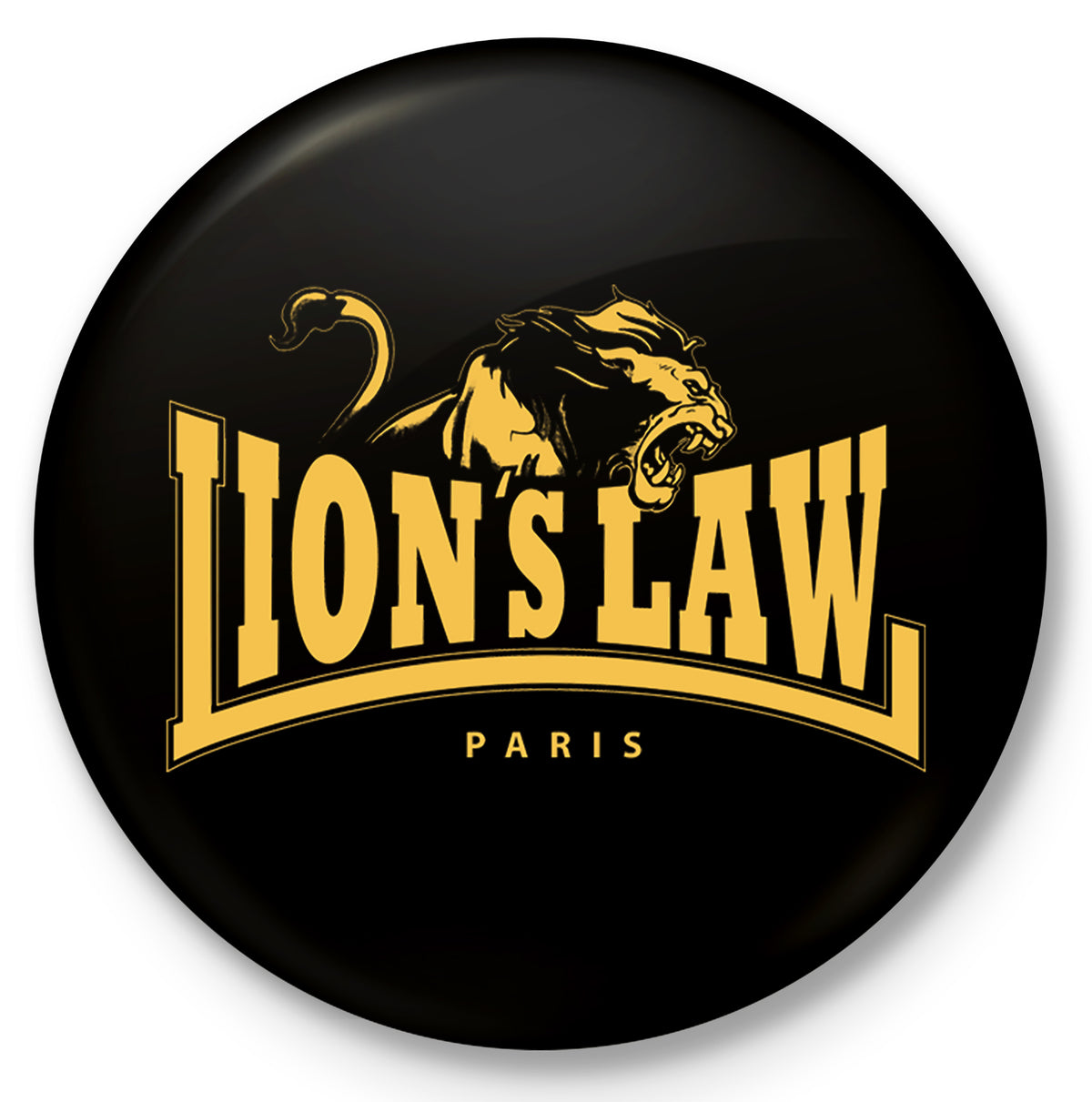 Lion&#39;s Law - Paris Logo - Button - 1&quot;
