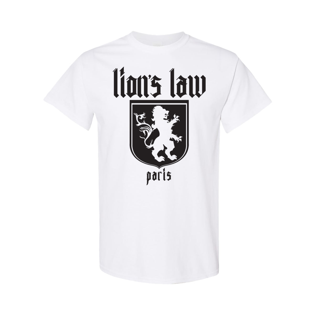 Lion&#39;s Law - Lion Shield - White - T-Shirt
