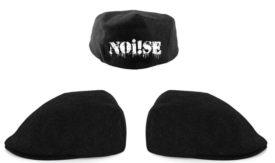 NOi!SE - Text Logo - Black - Scally Cap
