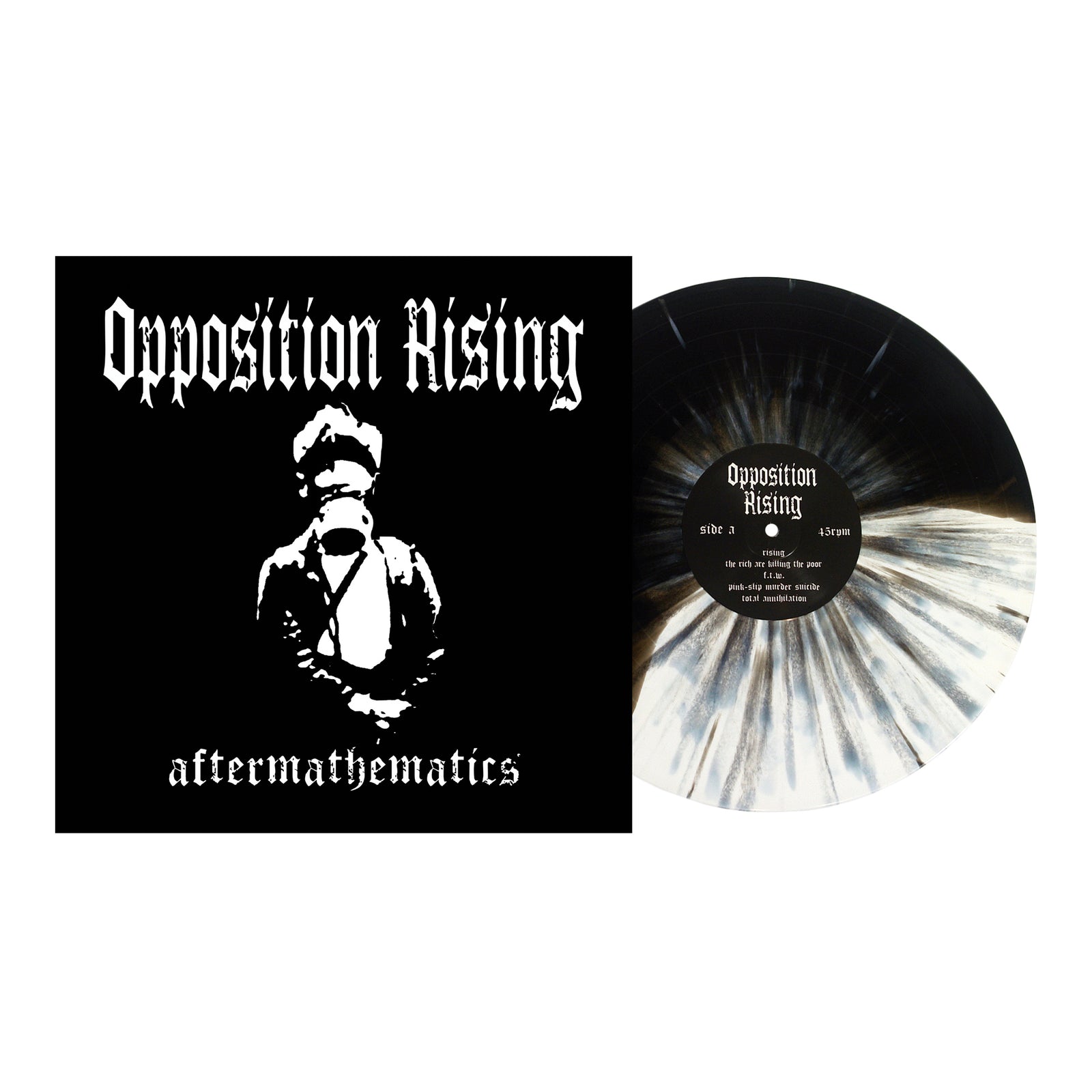 Opposition Rising - Aftermathematics Black/White/Silver Tri