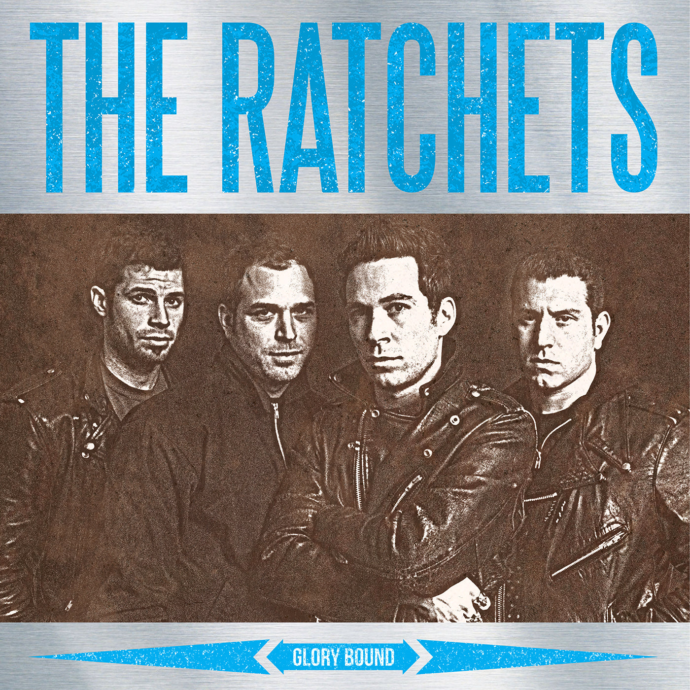 The Ratchets - Glory Bound Blue w/ Cyan & Bone Twist Vinyl LP