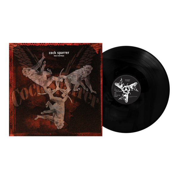 Cock Sparrer - Two Monkeys Casewrapped Black Vinyl LP - Pirates