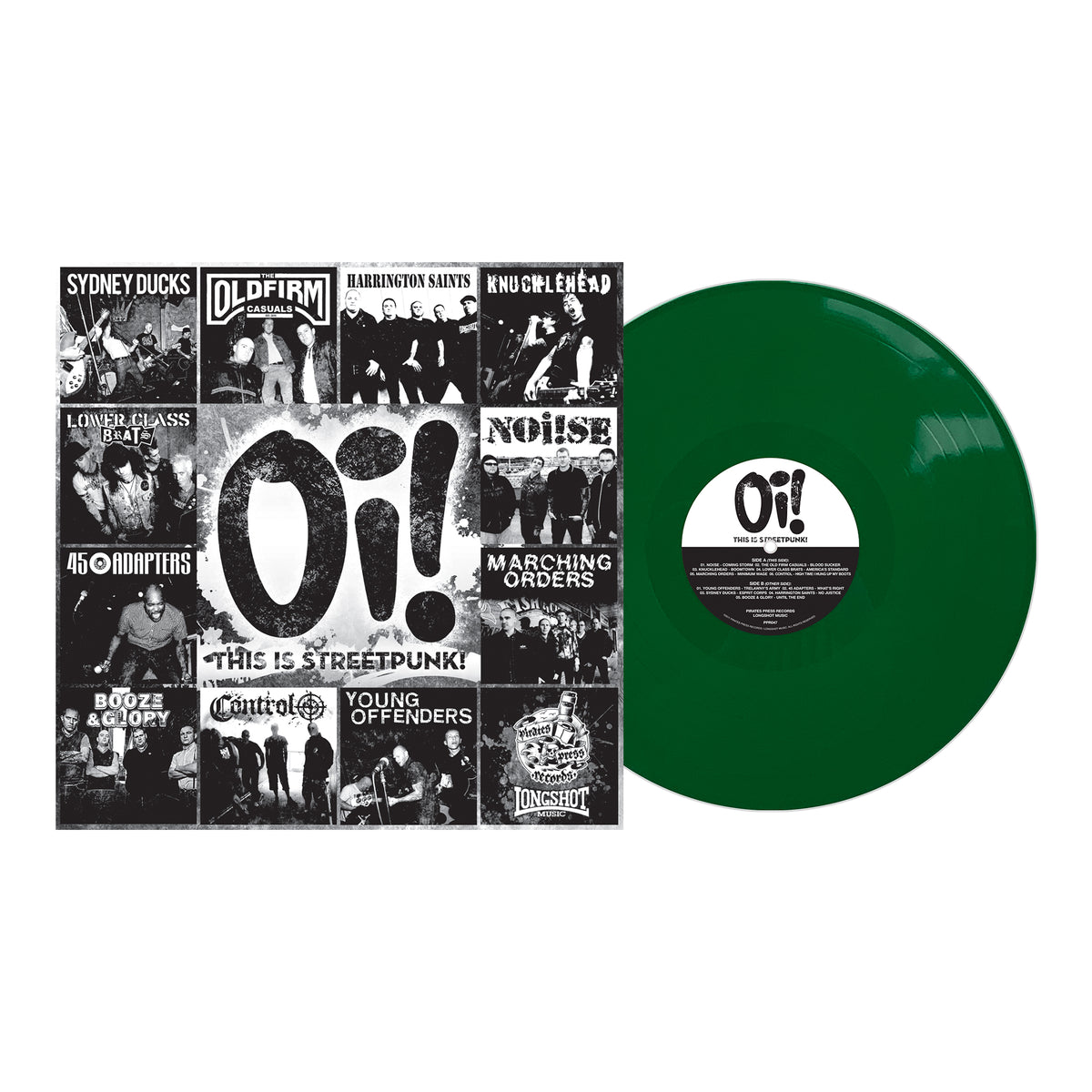 Pirates Press - Oi! This is Streetpunk! Vol. 1 - Green - Vinyl 11&quot;