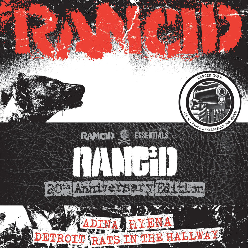 Rancid - Adina + Hyena / Detroit + Rats In The Hallway Black Vinyl