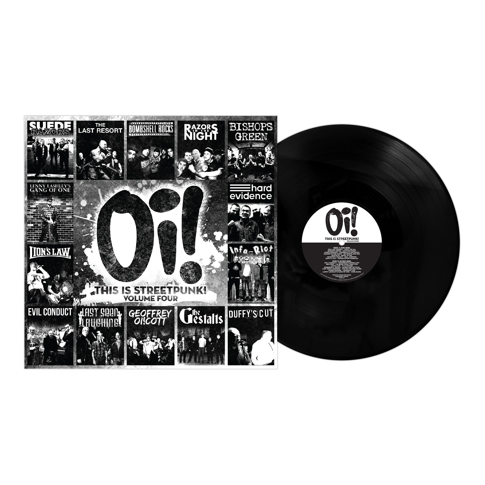 Pirates Press - Oi! This Is Streetpunk! Vol 4 - Black - Vinyl LP