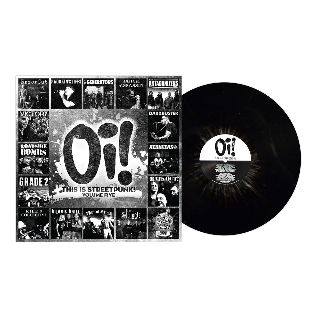 Pirates Press Records - Oi! This is Streetpunk! Vol 5 - Black W/ White