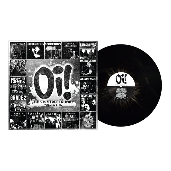 Pirates Press Records - Oi! This is Streetpunk! Vol 5 - Black W/ White