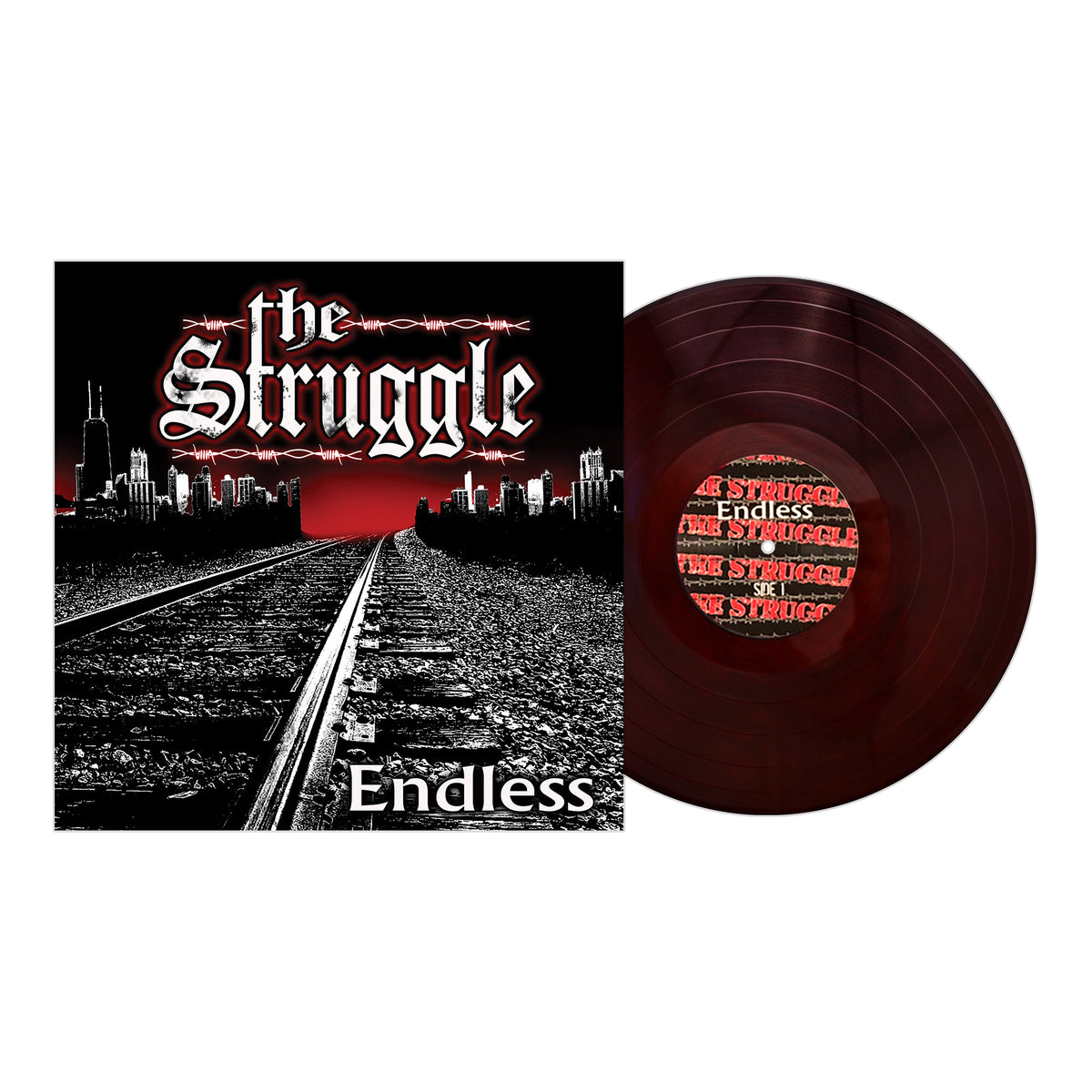 The Struggle - Endless Red &amp; Black Smoke Vinyl LP