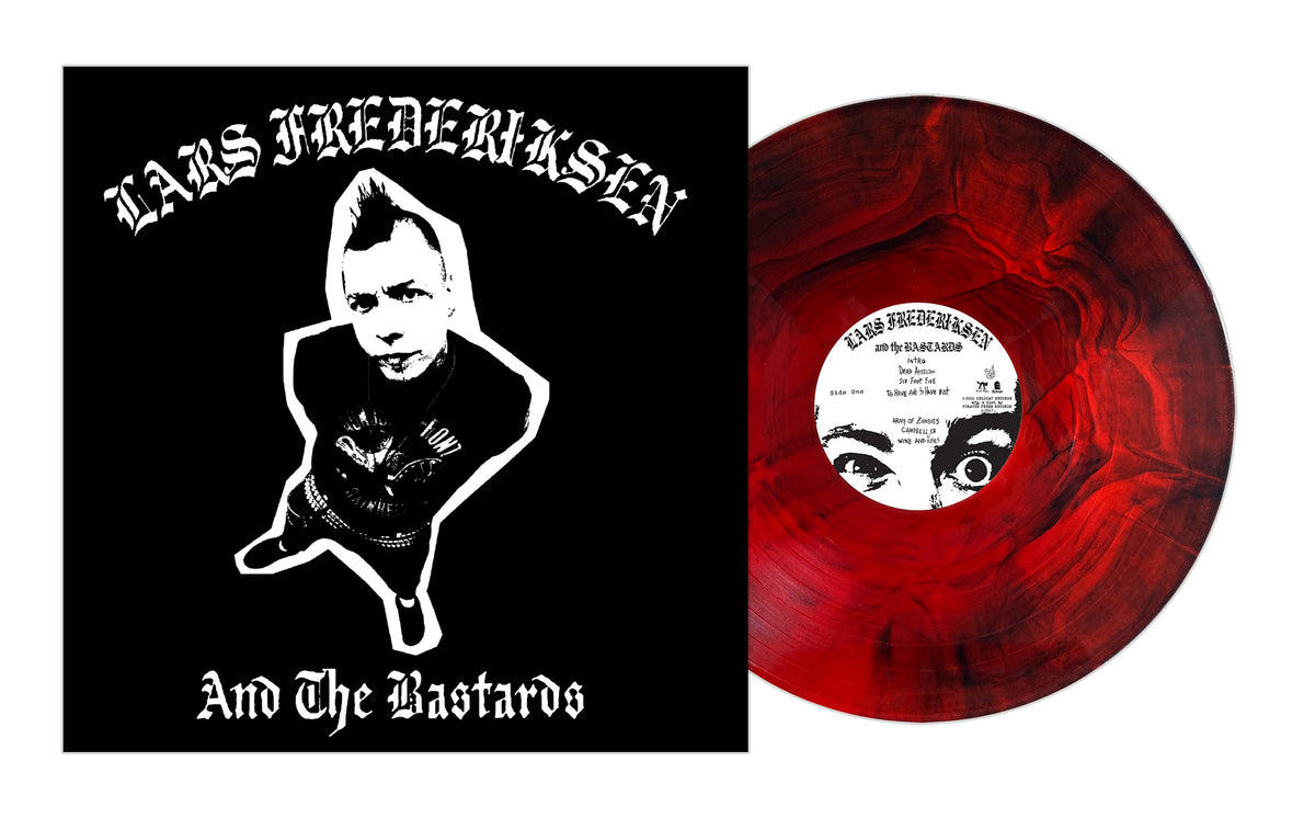 Lars Frederiksen &amp; The Bastards - S/T Red &amp; Black Galaxy Vinyl LP