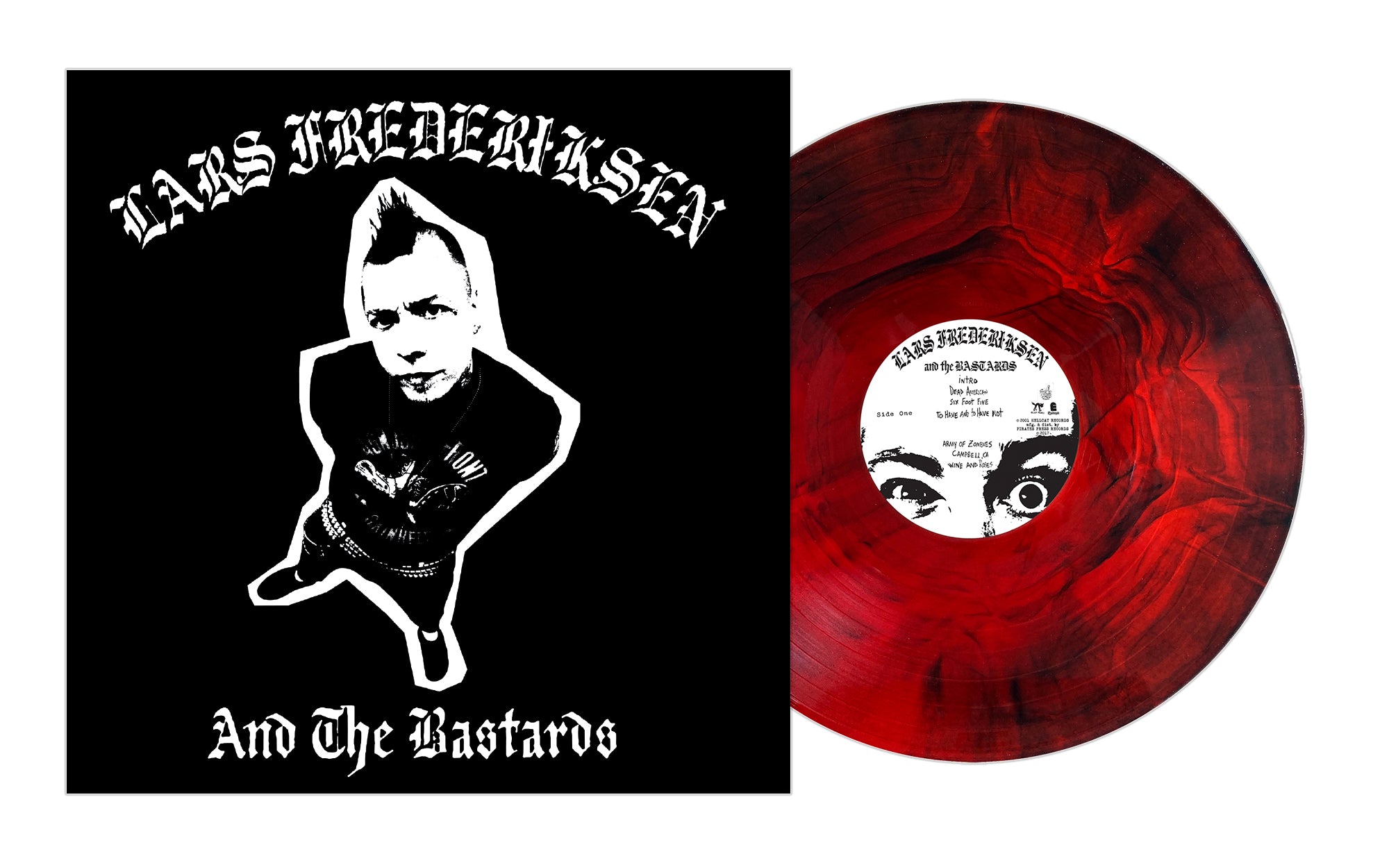Lars Frederiksen & The Bastards - S/T Red & Black Galaxy Vinyl LP