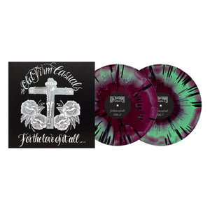 The Old Firm Casuals - For The Love Of It All Green & Purple W/ Black Splatter Vinyl 2xLP