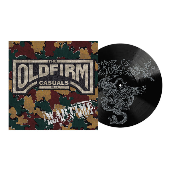The Old Firm Casuals - Wartime Rock 'N' Roll Black Vinyl LP