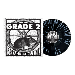 Grade 2 - Break the Routine Black W/ White Splatter Vinyl LP