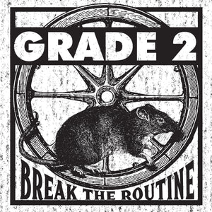 Grade 2 - Break the Routine Black W/ White Splatter Vinyl LP