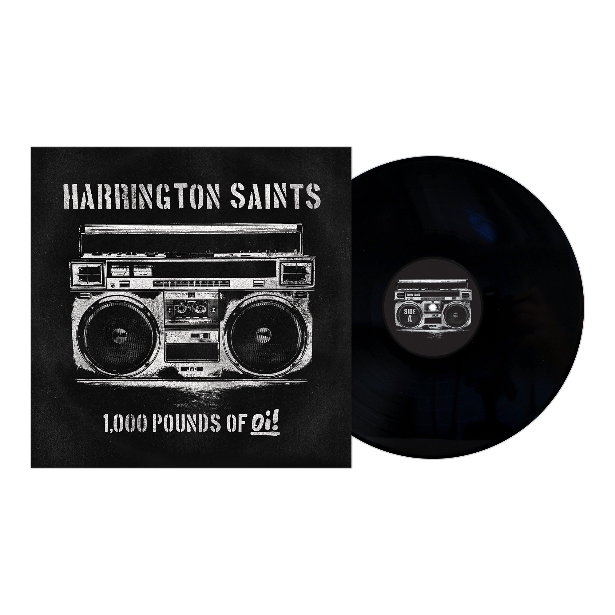 Harrington Saints - 1000 Pounds Of Oi! Black Vinyl LP