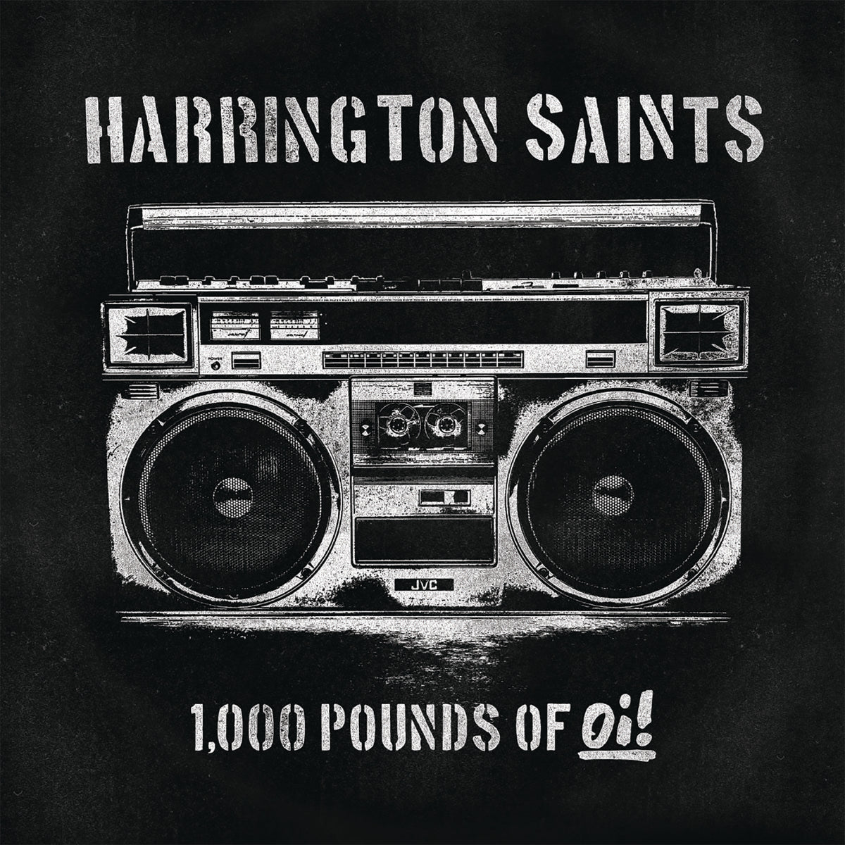 Harrington Saints - 1000 Pounds Of Oi! Black Vinyl LP