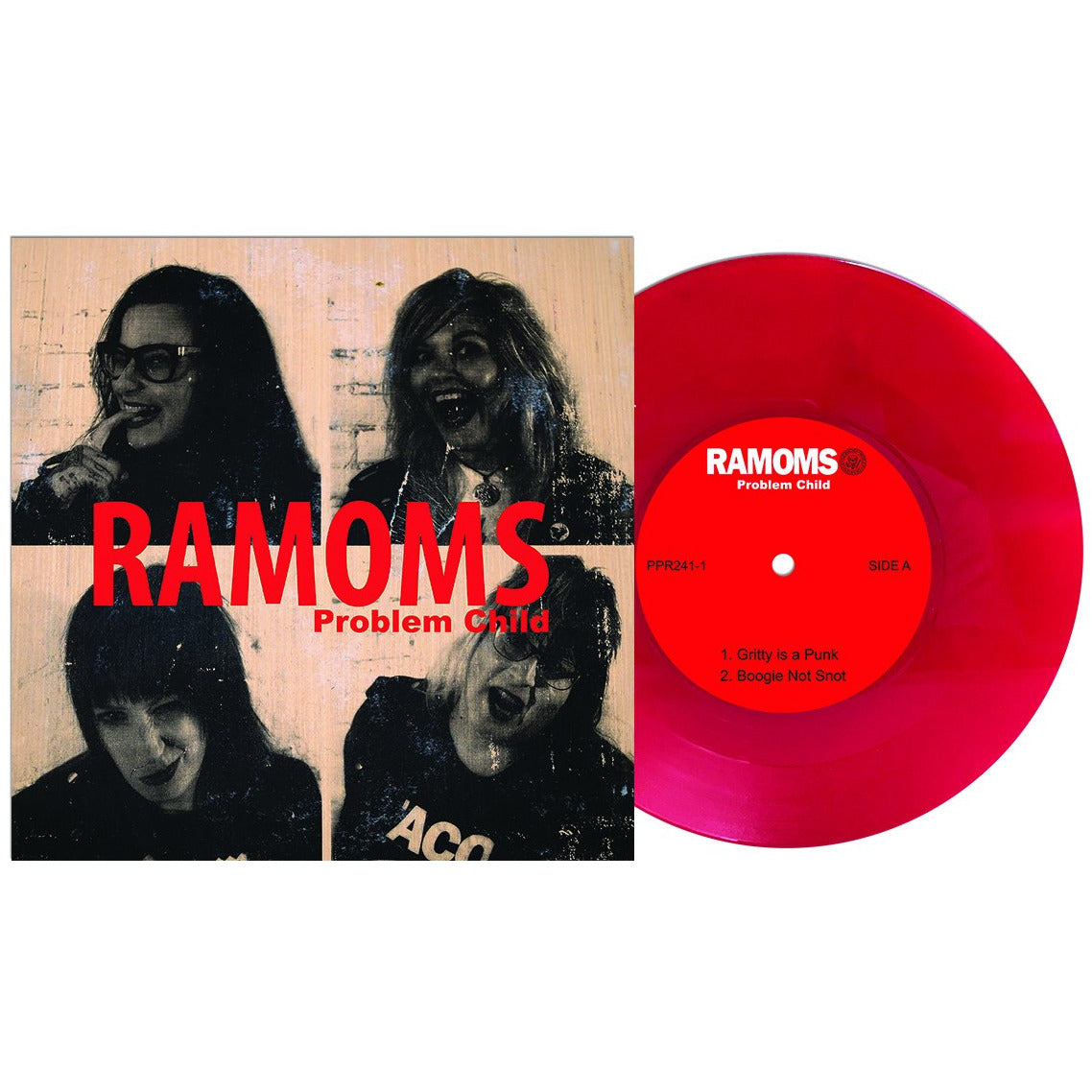 Ramoms - Problem Child Blood Red Vinyl 7&quot;