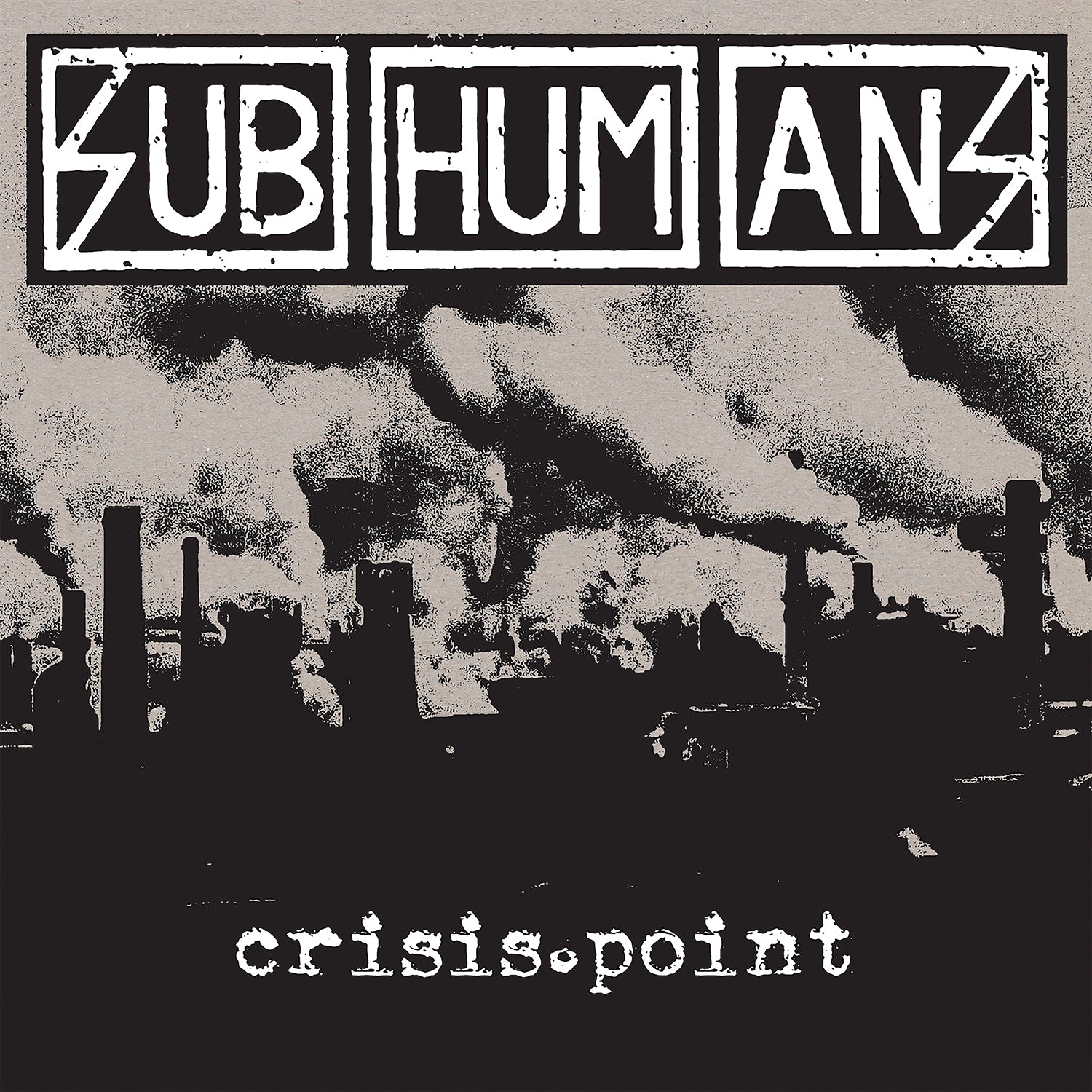 Subhumans - Crisis Point Black Vinyl LP