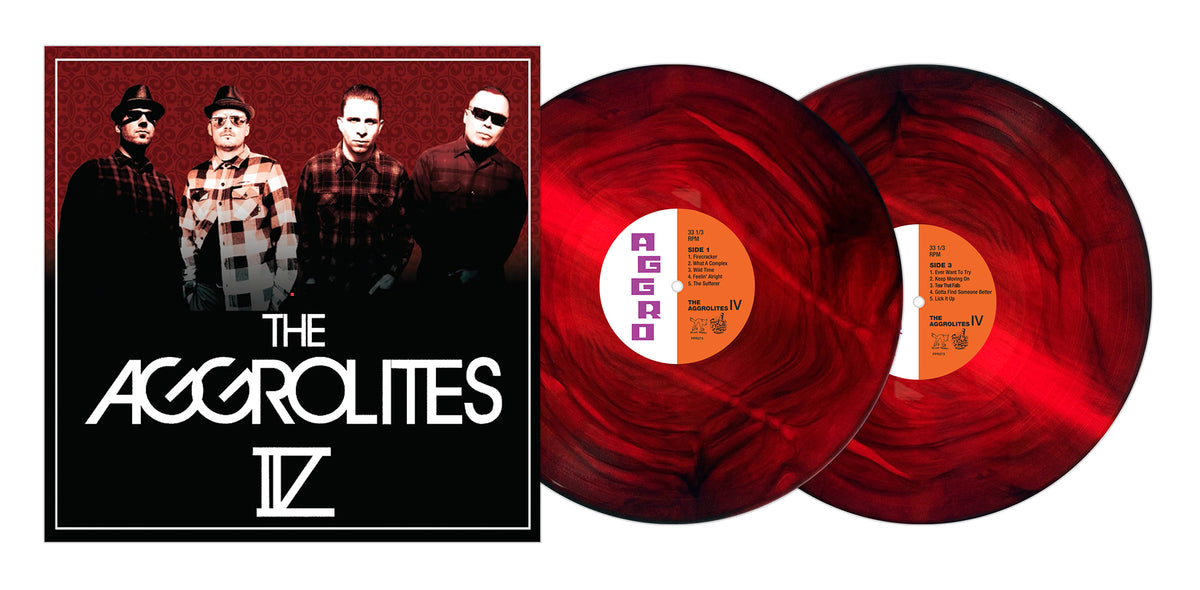 The Aggrolites - IV Red &amp; Black Galaxy Vinyl 2xLP