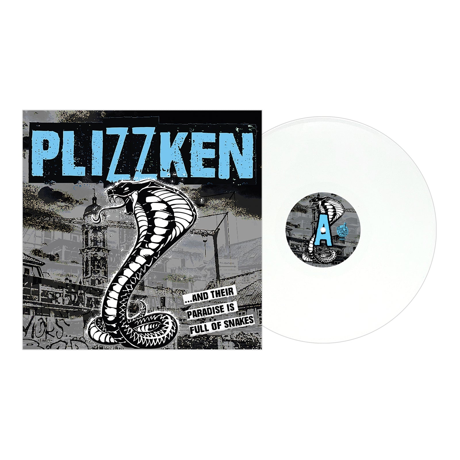 Plizzken - And Their Paradise Is Full Of Snakes White Vinyl LP
