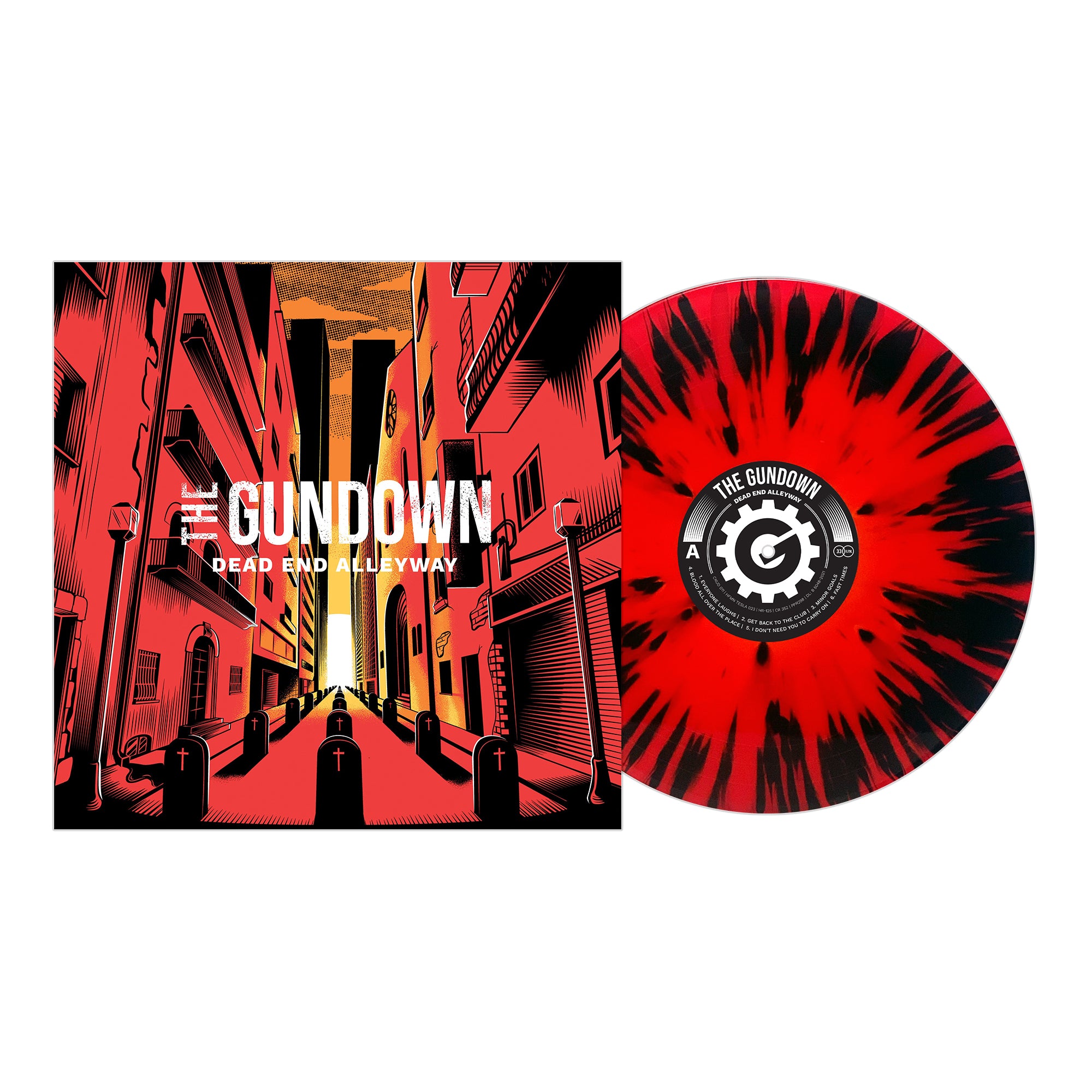 The Gundown - Dead End Alleyway Orange Inside Red W/ Black