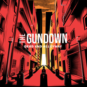 The Gundown - Dead End Alleyway Orange Inside Red W/ Black Splatter Vinyl LP