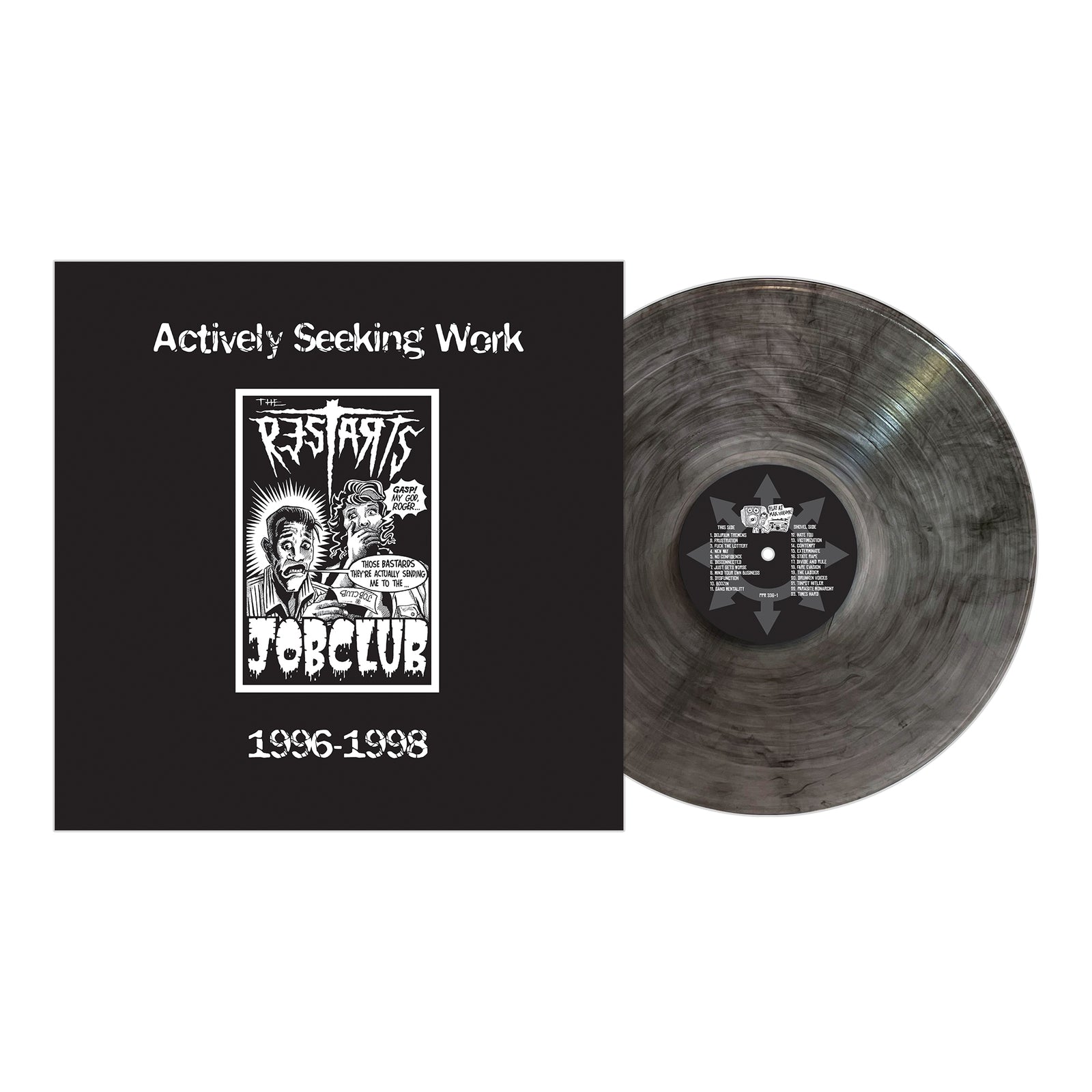 The Restarts - ASW 1996-1998 Clear W/ Black Smoke Vinyl LP