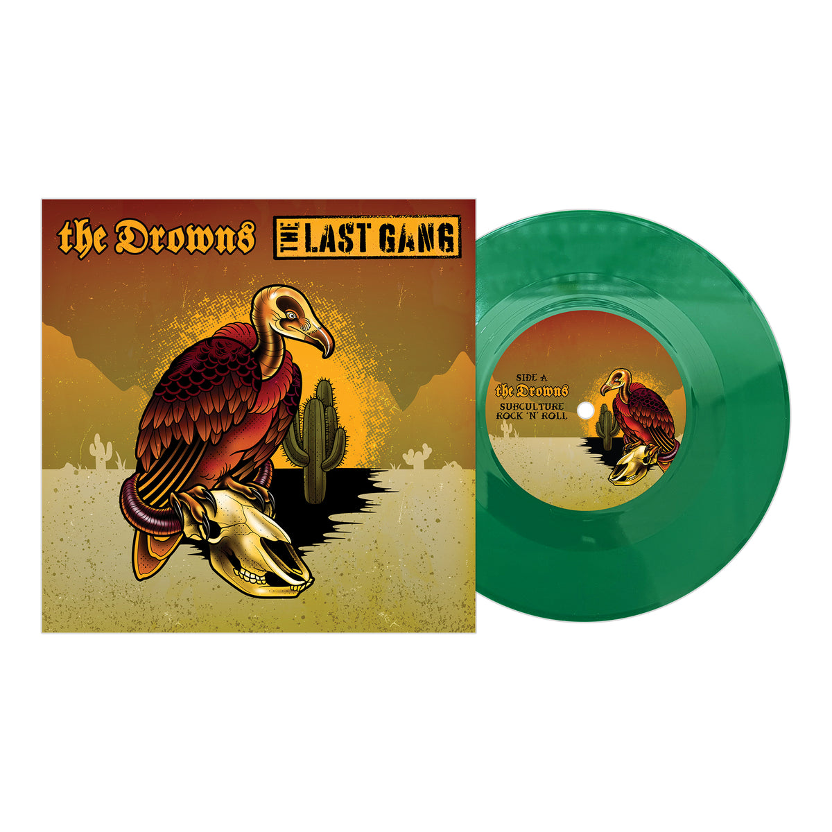 The Drowns / Last Gang - Split - Evergreen - Vinyl 7&quot;