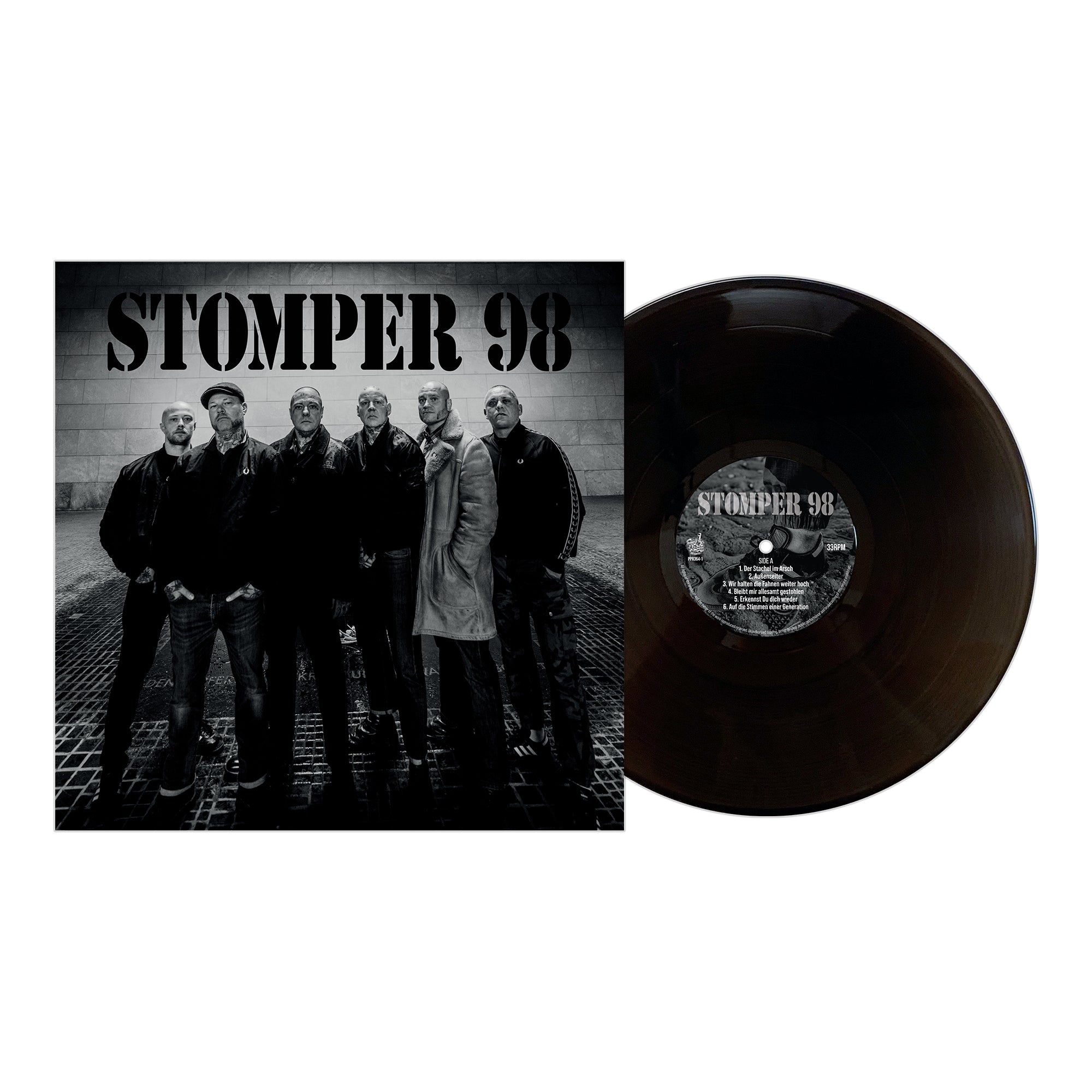 Stomper 98 - S/T Black Ice Vinyl LP - Pirates Press Records