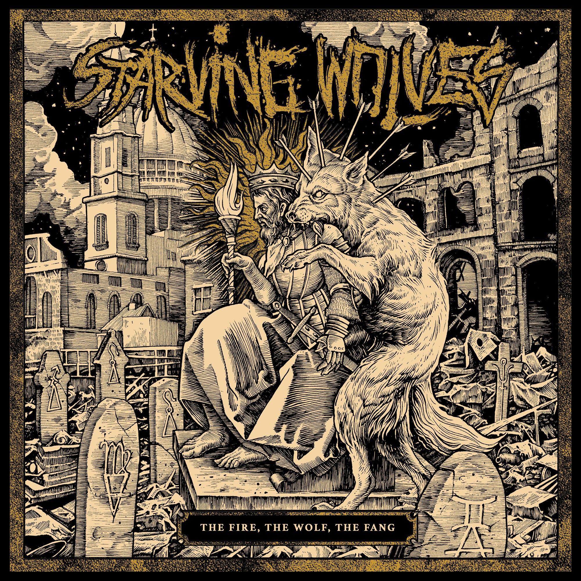 Starving Wolves - The Fire, The Wolf, The Fang LP - Black