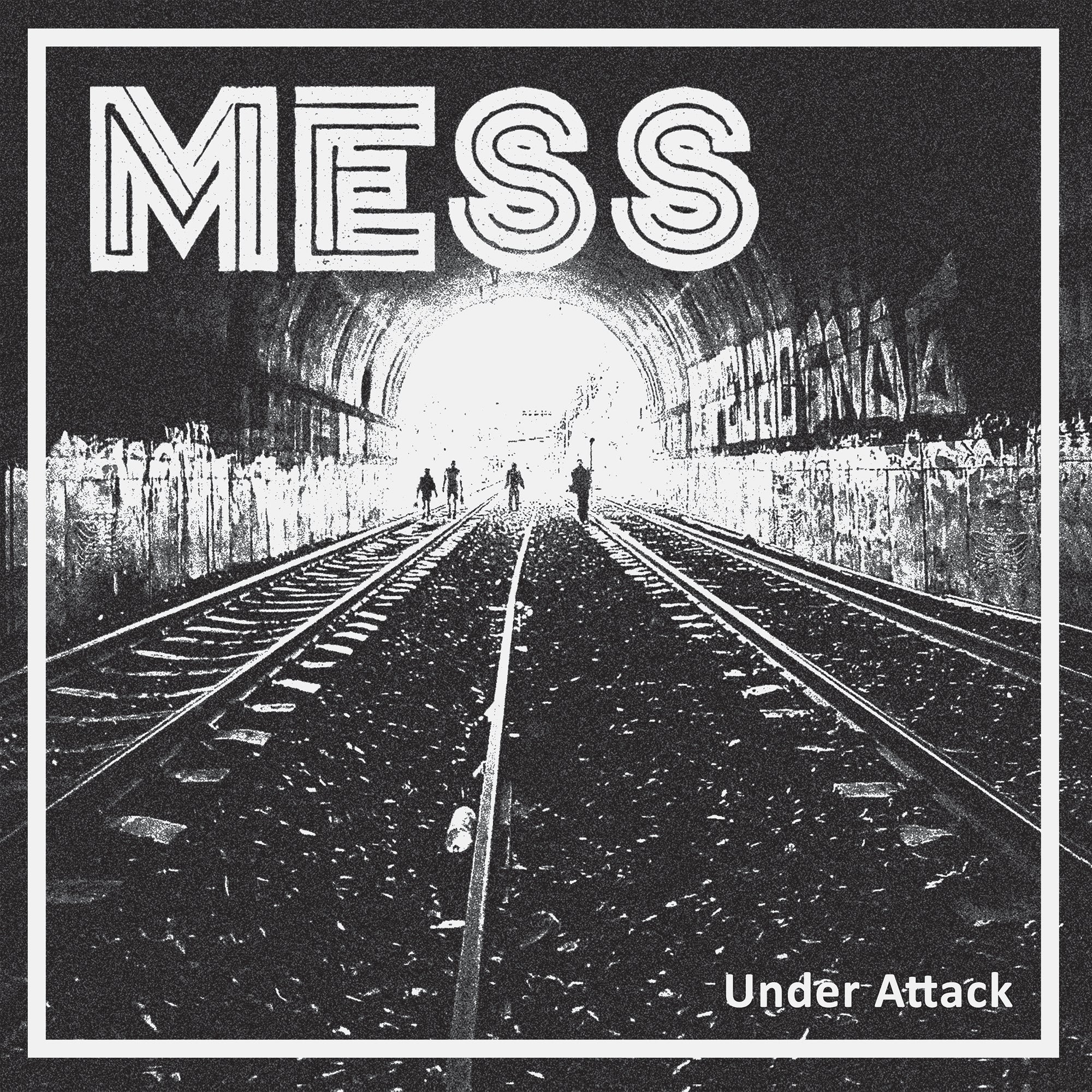 Mess - Under Attack - Black - Vinyl LP - Pirates Press Records